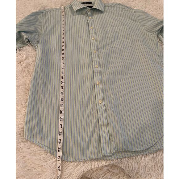 NAUTICA Dress Shirt Button-up Long Sleeves Men Sz 16 1/2 34/35 Slightly Used - Picture 4 of 8